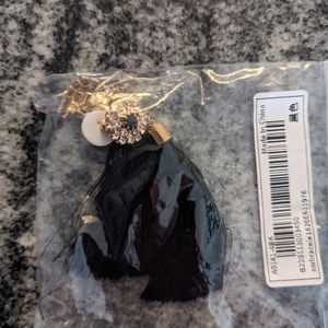 Black tassel earrings Shein